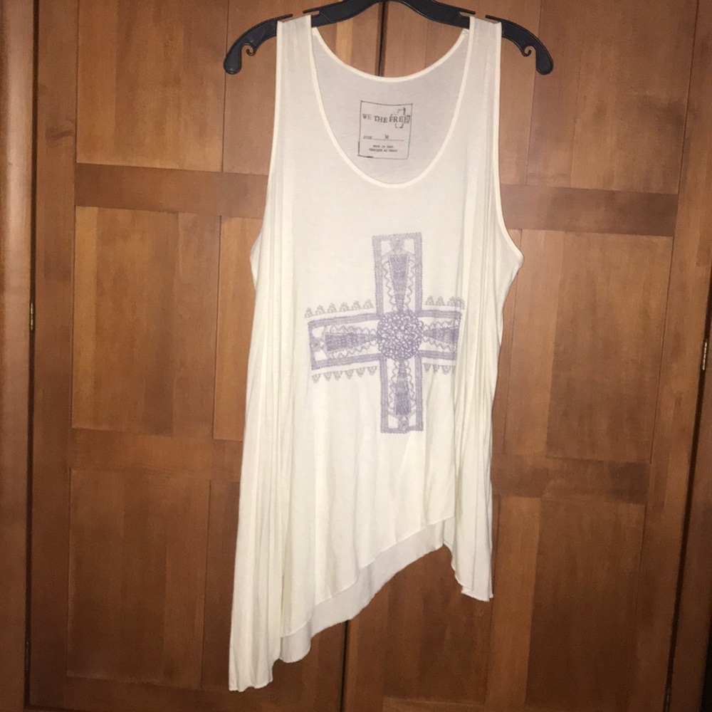 Free people/ We the free asymmetrical tank top